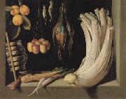 Juan Sanchez-Cotan Still Life with Game,Vegetables,and Fruit Sweden oil painting reproduction
